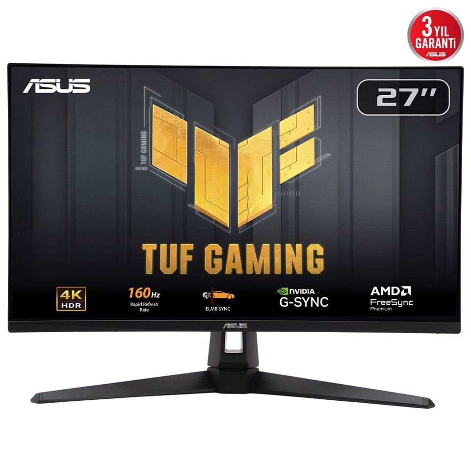 ASUS TUF Gaming VG27UQ1A Monitor PC 68,6 cm (27") 3840 x 2160 Pixel 4K Ultra HD LCD Nero