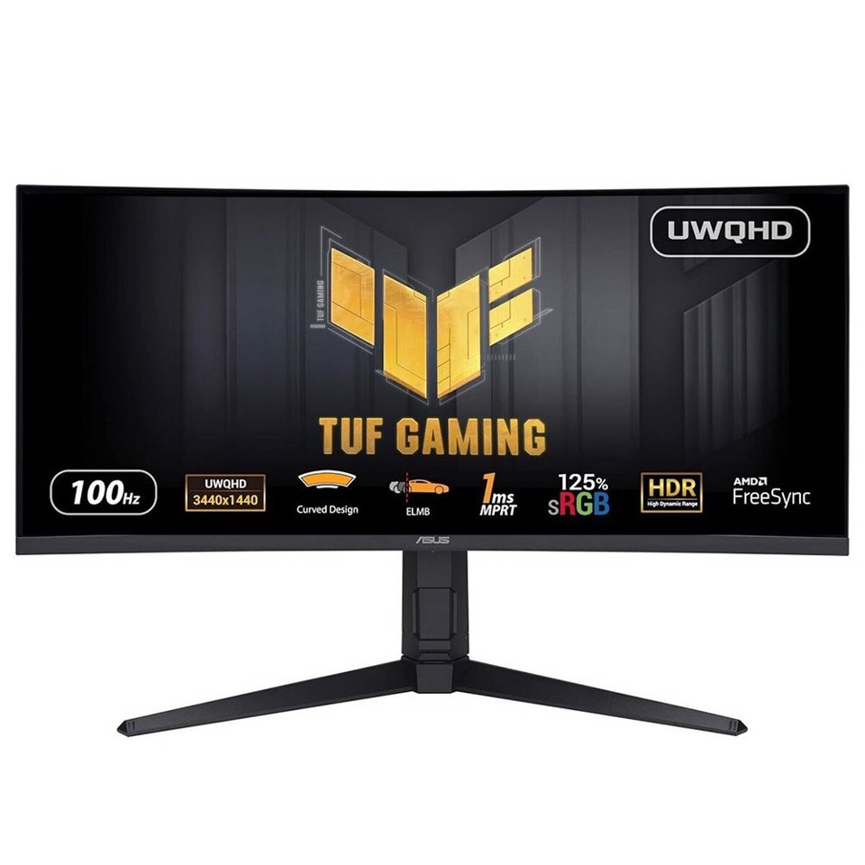 ASUS TUF Gaming VG34VQEL1A Monitor PC 86,4 cm (34") 3440 x 1440 Pixel UltraWide Quad HD LED Nero