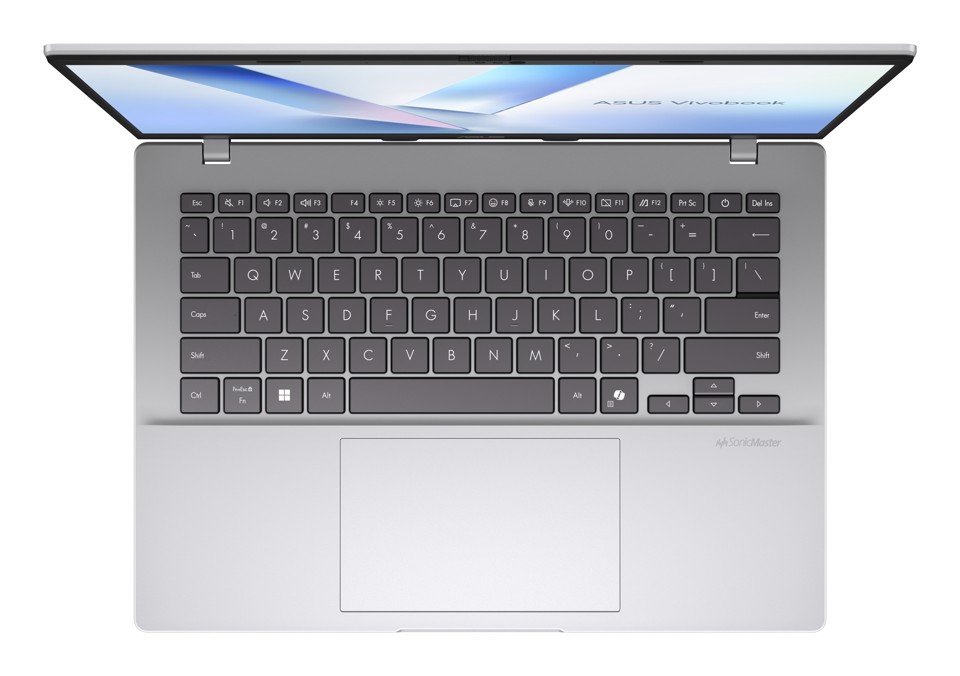 ASUS Vivobook 14 X1407QA-LY043W Copilot+ PC Snapdragon X1-26-100 Computer portatile 35,6 cm (14") WUXGA 16 GB LPDDR5x-SDRAM 512 GB SSD Wi-Fi 6E (802.11ax) Windows 11 Home Argento