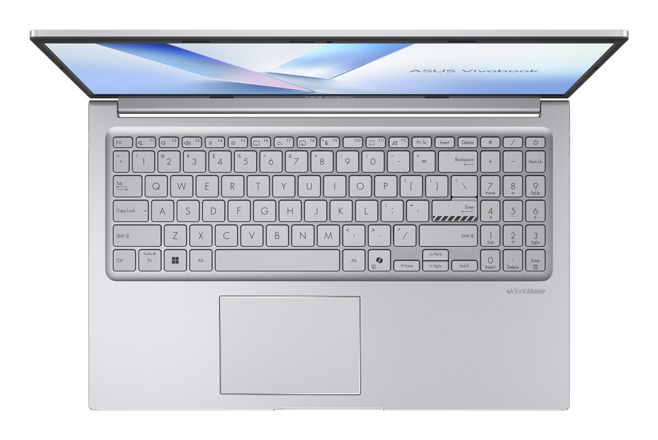 ASUS Vivobook 15 F1504MA-BQ112W Intel Core 7 350 Computer portatile 39,6 cm (15.6") Full HD 16 GB DDR5-SDRAM 512 GB SSD Wi-Fi 6 (802.11ax) Windows 11 Home Argento