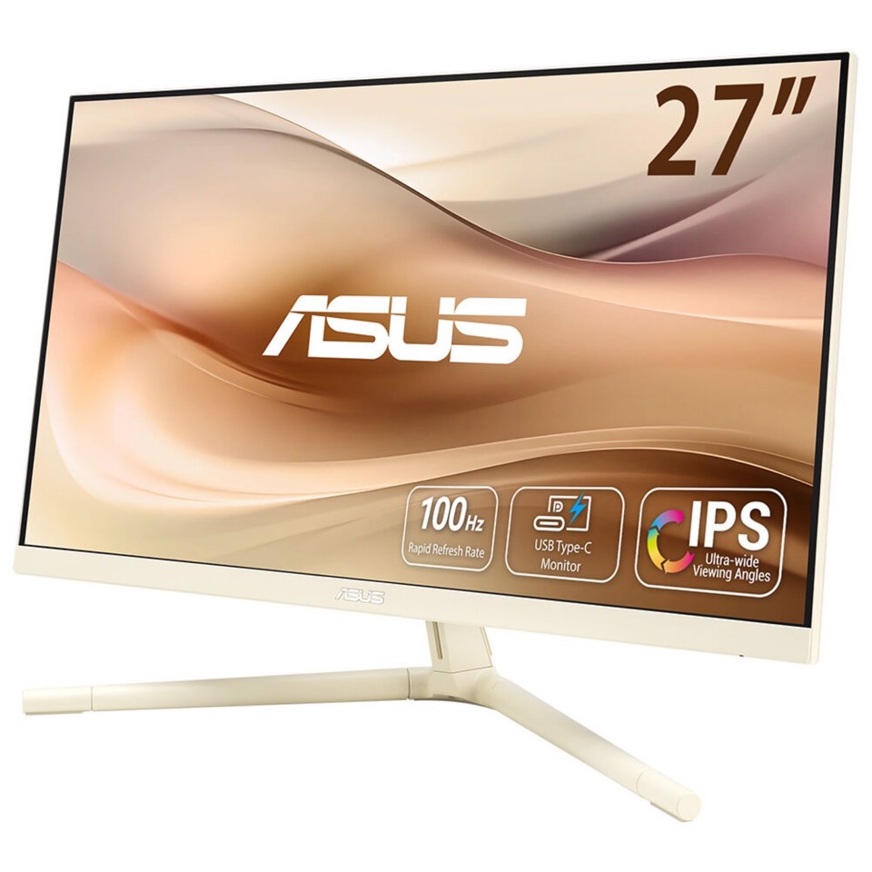 ASUS VU279CFE-M Monitor PC 68,6 cm (27") 1920 x 1080 Pixel Full HD LCD Beige