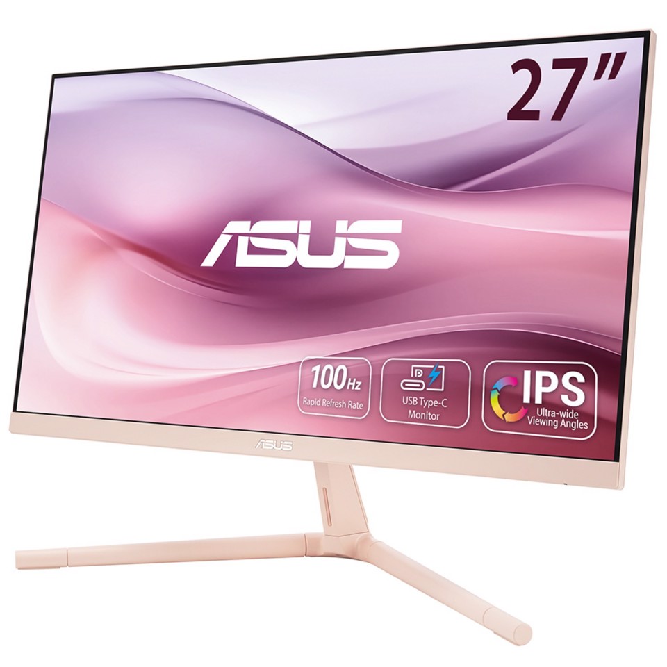 ASUS VU279CFE-P Monitor PC 68,6 cm (27") 1920 x 1080 Pixel Full HD LCD Rosa
