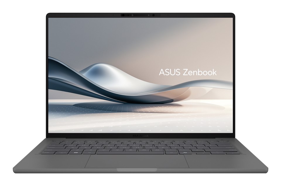 ASUS Zenbook A14 UX3407QA-QD213W Copilot+ PC Snapdragon X1-26-100 Computer portatile 35,6 cm (14") WUXGA 16 GB LPDDR5x-SDRAM 512 GB SSD Wi-Fi 6E (802.11ax) Windows 11 Home Grigio