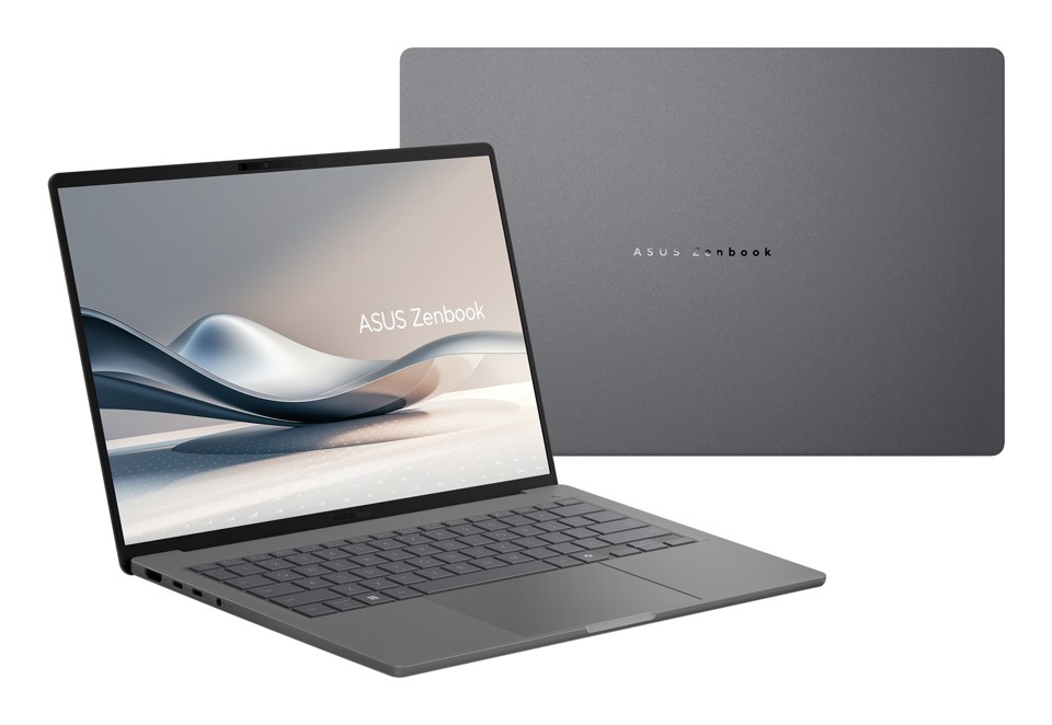 ASUS Zenbook A14 UX3407QA-QD213W Copilot+ PC Snapdragon X1-26-100 Computer portatile 35,6 cm (14") WUXGA 16 GB LPDDR5x-SDRAM 512 GB SSD Wi-Fi 6E (802.11ax) Windows 11 Home Grigio