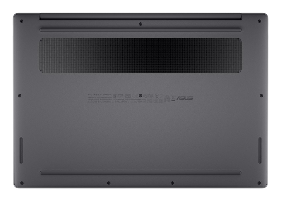 ASUS Zenbook A14 UX3407QA-QD213W Copilot+ PC Snapdragon X1-26-100 Computer portatile 35,6 cm (14") WUXGA 16 GB LPDDR5x-SDRAM 512 GB SSD Wi-Fi 6E (802.11ax) Windows 11 Home Grigio