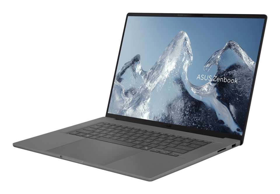 ASUS Zenbook A16 UX3607QA-SH013W Copilot+ PC Snapdragon X1-26-100 Computer portatile 40,6 cm (16") WUXGA 16 GB LPDDR5x-SDRAM 512 GB SSD Wi-Fi 6E (802.11ax) Windows 11 Home Grigio