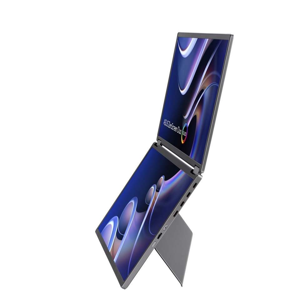 ASUS ZenScreen Duo OLED MQ149CD Monitor PC 35,6 cm (14") 1920 x 1200 Pixel WUXGA Argento