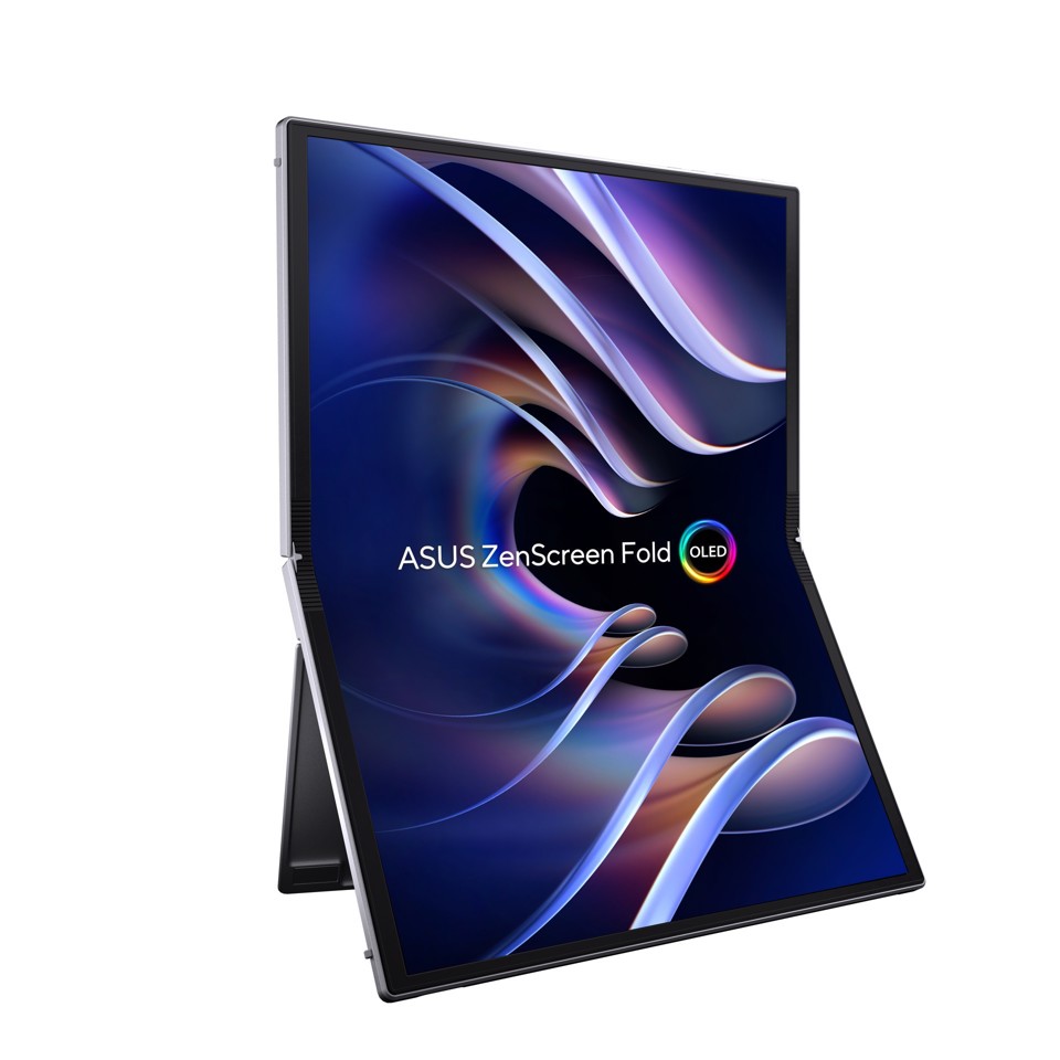 ASUS ZenScreen Fold OLED MQ17QH Monitor PC 43,9 cm (17.3") 2560 x 1920 Pixel Quad HD Argento