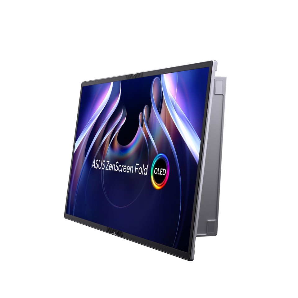 ASUS ZenScreen Fold OLED MQ17QH Monitor PC 43,9 cm (17.3") 2560 x 1920 Pixel Quad HD Argento