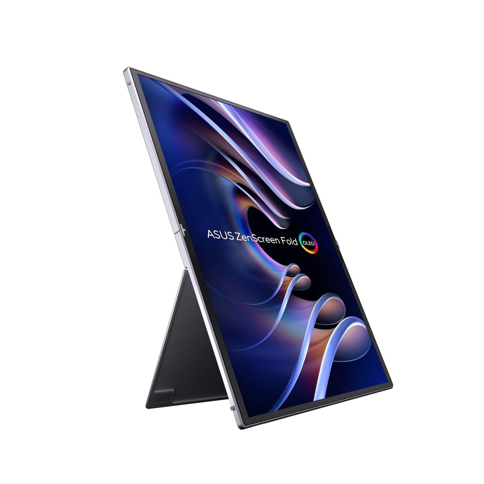 ASUS ZenScreen Fold OLED MQ17QH Monitor PC 43,9 cm (17.3") 2560 x 1920 Pixel Quad HD Argento