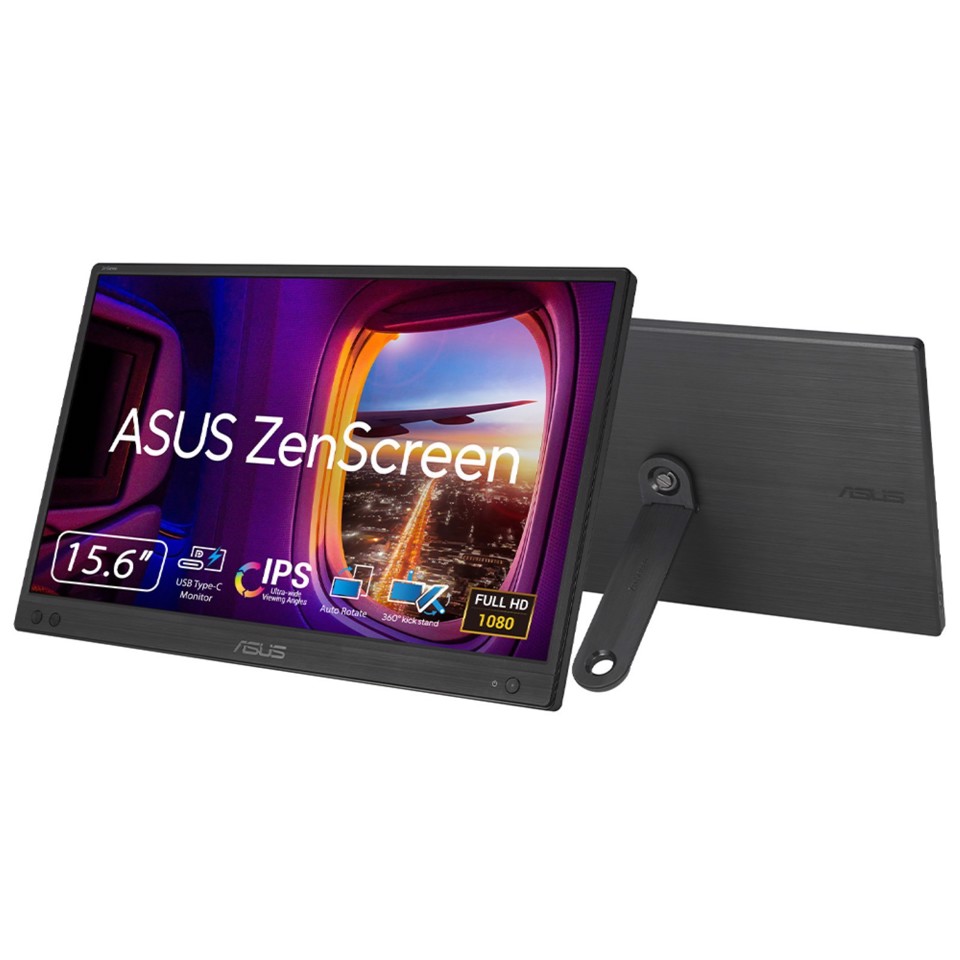 ASUS ZenScreen MB166CR Monitor PC 39,6 cm (15.6") 1920 x 1080 Pixel Full HD LCD Nero