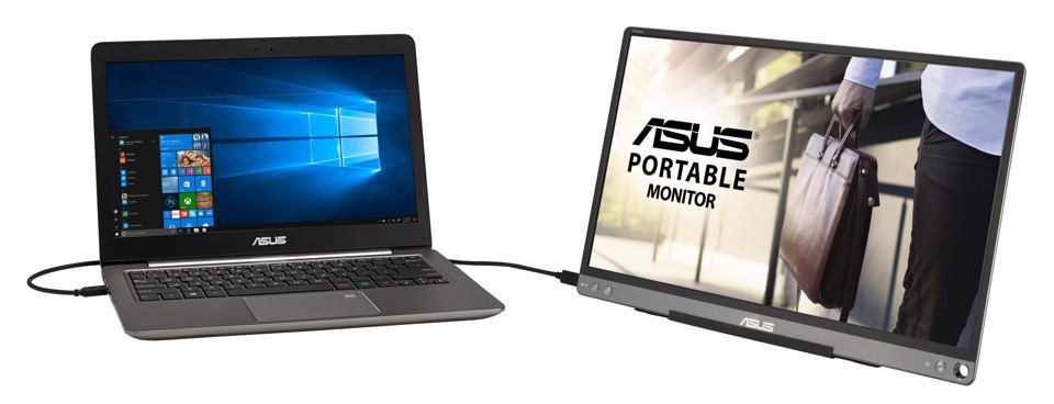 ASUS ZenScreen MB16ACE Monitor PC 39,6 cm (15.6") 1920 x 1080 Pixel Full HD LED Grigio