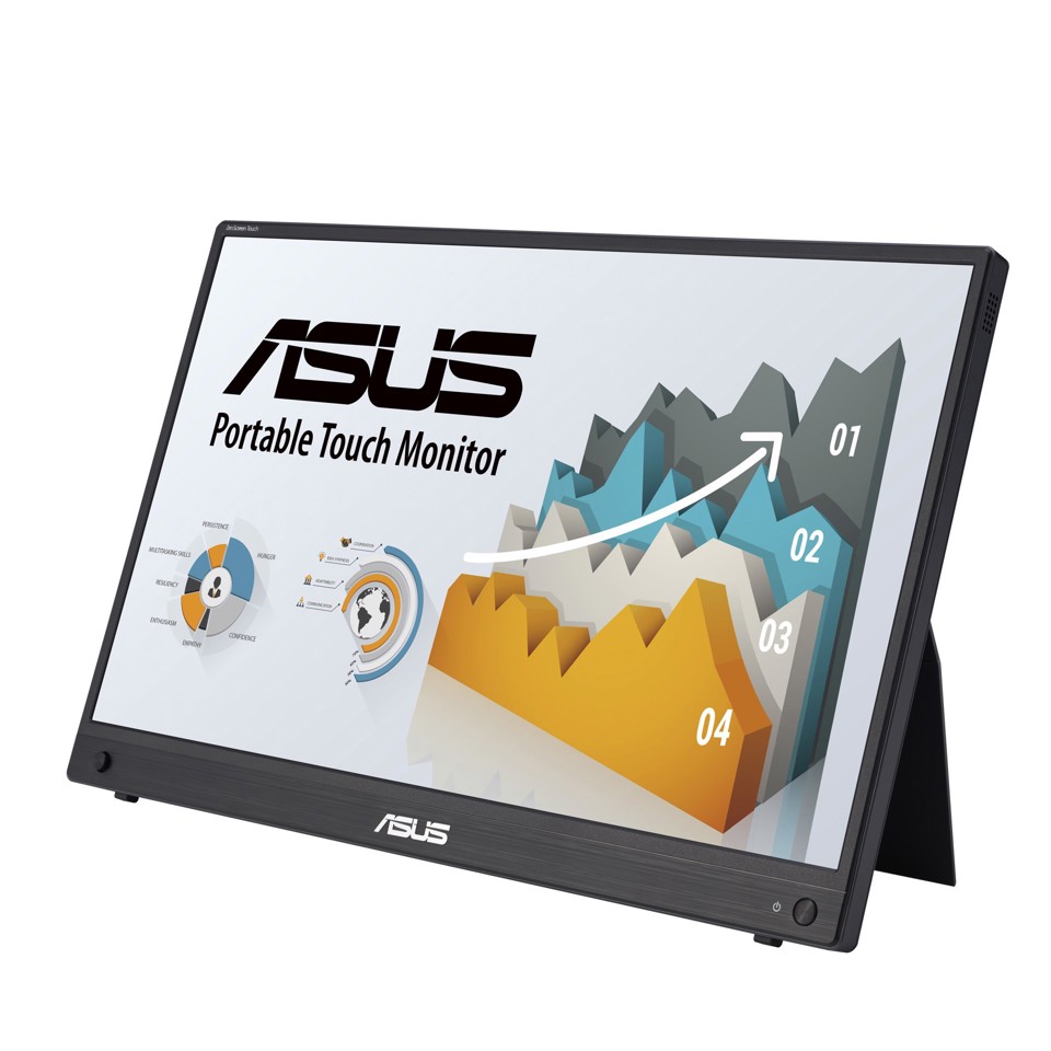 ASUS ZenScreen MB16AHT Monitor PC 39,6 cm (15.6") 1920 x 1080 Pixel Full HD Touch screen Nero