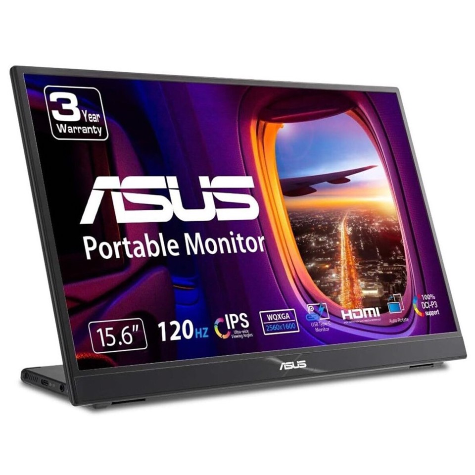 ASUS ZenScreen MB16QHG Monitor PC 40,6 cm (16") 2560 x 1600 Pixel WQXGA LCD Nero