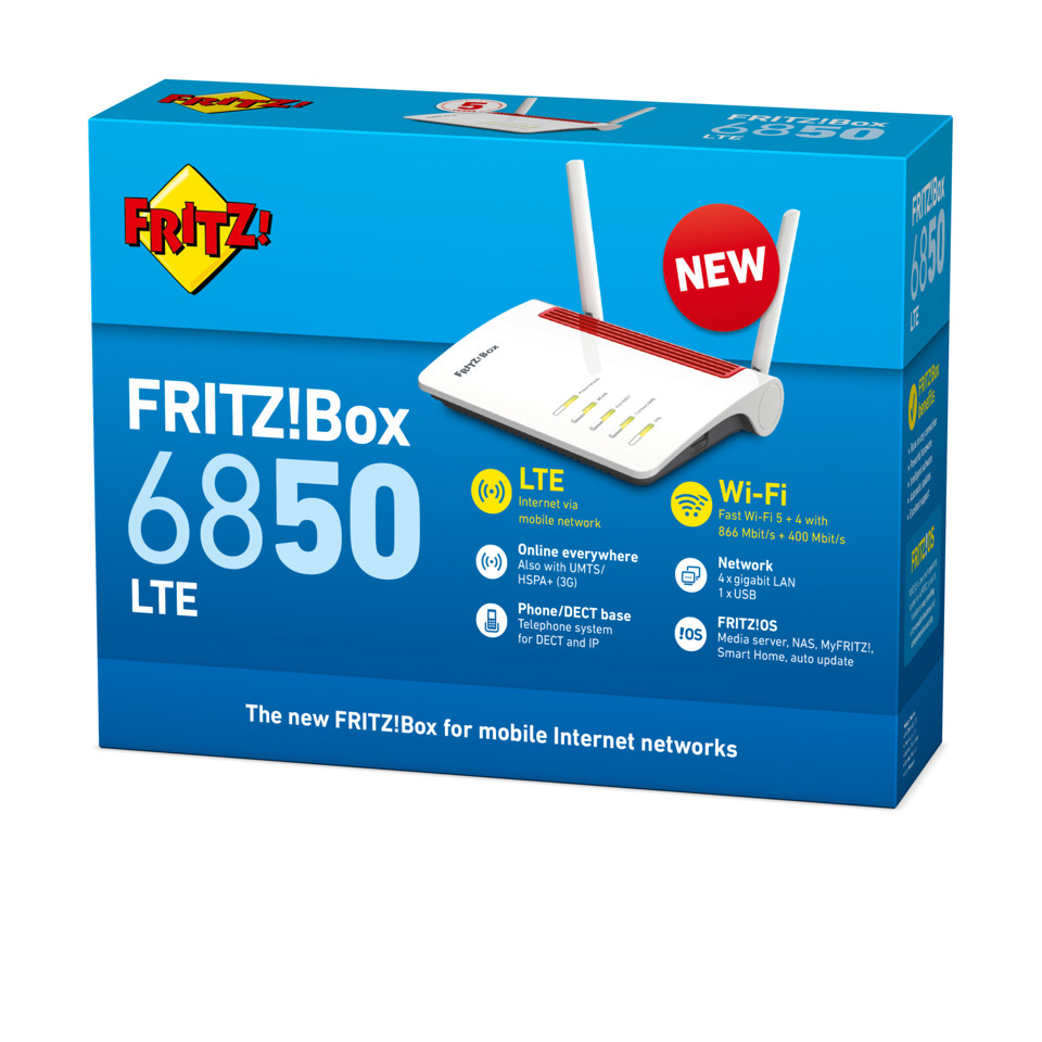 FRITZ!Box Router 4G 6850 LTE 