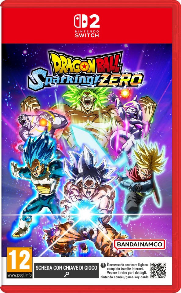 BANDAI NAMCO Entertainment DRAGON BALL: Sparking! ZERO Standard Cinese semplificato, Cinese tradizionale, Tedesca, Inglese, ESP, Francese, ITA, Giapponese, Coreano, Portoghese, Russo Nintendo Switch