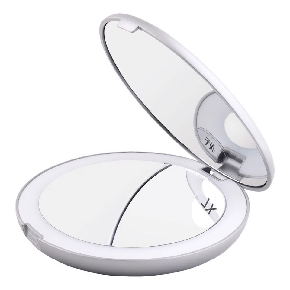 Beauty Touch Specchio luminoso da viaggio doppio specchio 7x/1x