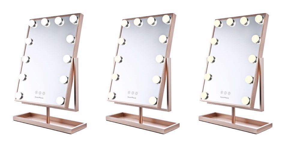 Beauty Touch XDGF2055 specchietto per trucco Libera installazione Rettangolare Rose Gold
