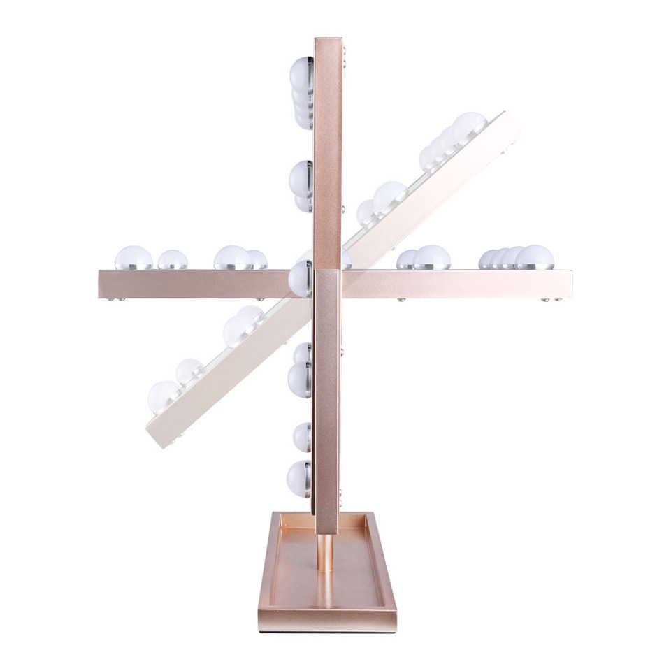 Beauty Touch XDGF2055 specchietto per trucco Libera installazione Rettangolare Rose Gold