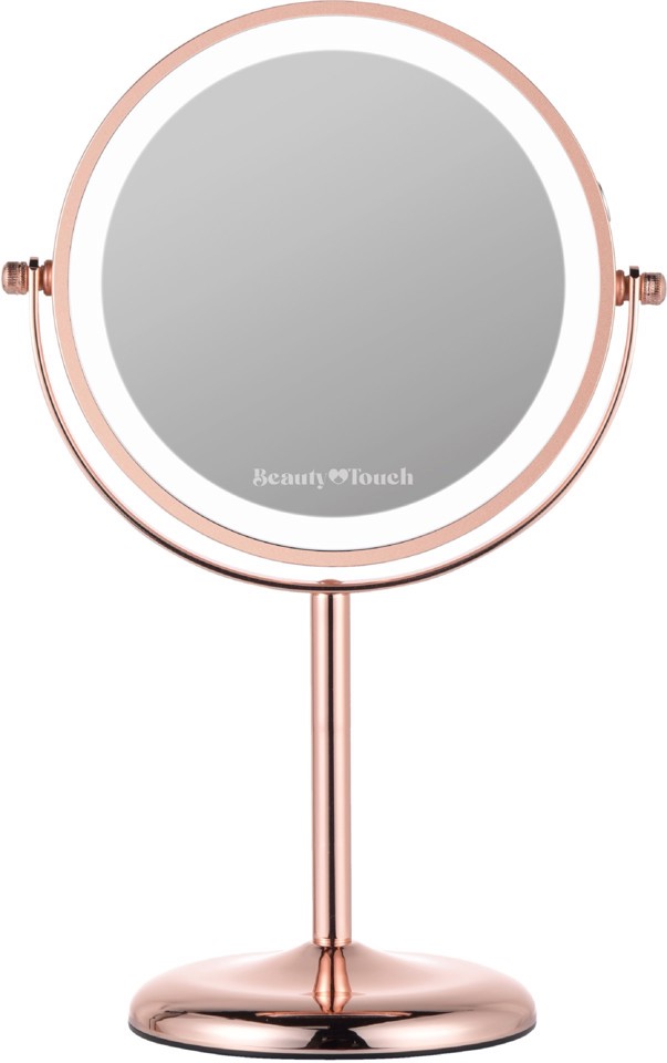 Beauty Touch XDGF736 specchietto per trucco Libera installazione Rotondo Rose Gold