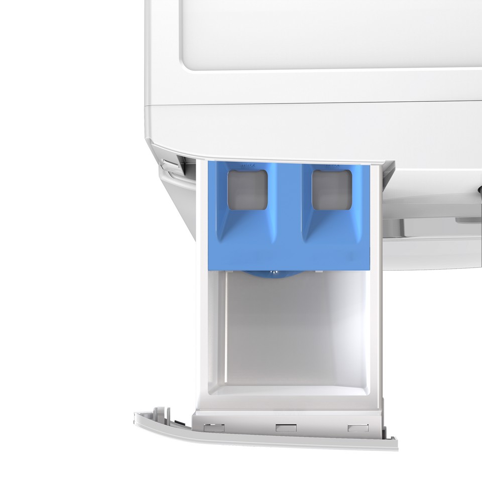 Beko b100 BMX8126DW 8kg classe A bianco, inverter 1200 giri, display XL, oblò bianco, vapore