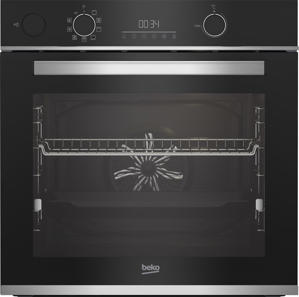 Beko b300 BBIS13300XMPE forno 72 L 2700 W A+ Nero, Acciaio inossidabile