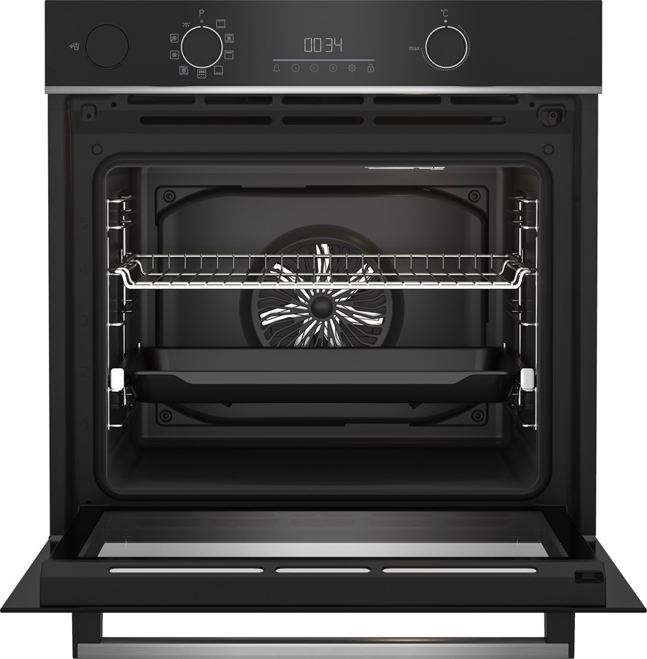 Beko b300 BBIS13300XMPE forno 72 L 2700 W A+ Nero, Acciaio inossidabile