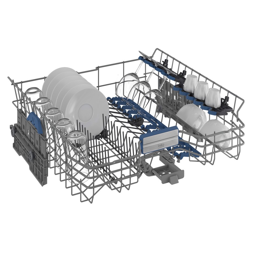 Beko b300 BDFN36541XAWP: Lavastoviglie a Libera Installazione, Classe C, 60 cm, 15 Coperti, Autodose