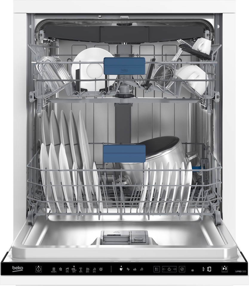 Beko b300 BDIN38540: Lavastoviglie a Scomparsa Totale Classe C, 60 cm, 15 Coperti