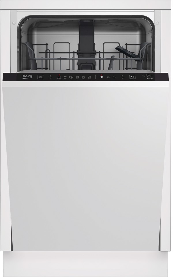 Beko b300 BDIS16030: Lavastoviglie a Scomparsa Totale Slim, 45 cm, 10 Coperti