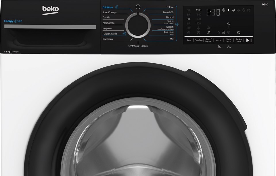 Beko b300 BMWG9149DB: Lavatrice a libera installazione, 9 kg, 1400 giri