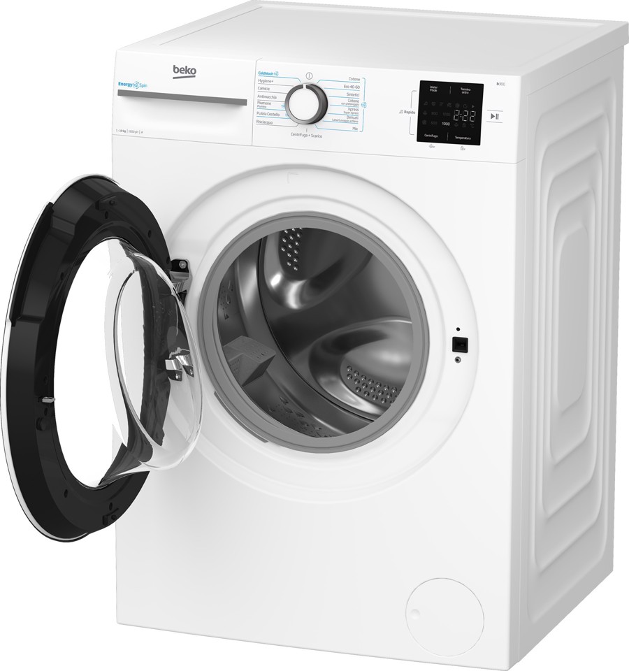 Beko b300 BMWU31021W: Lavatrice EnergySpin 10kg, Classe A, 1200giri