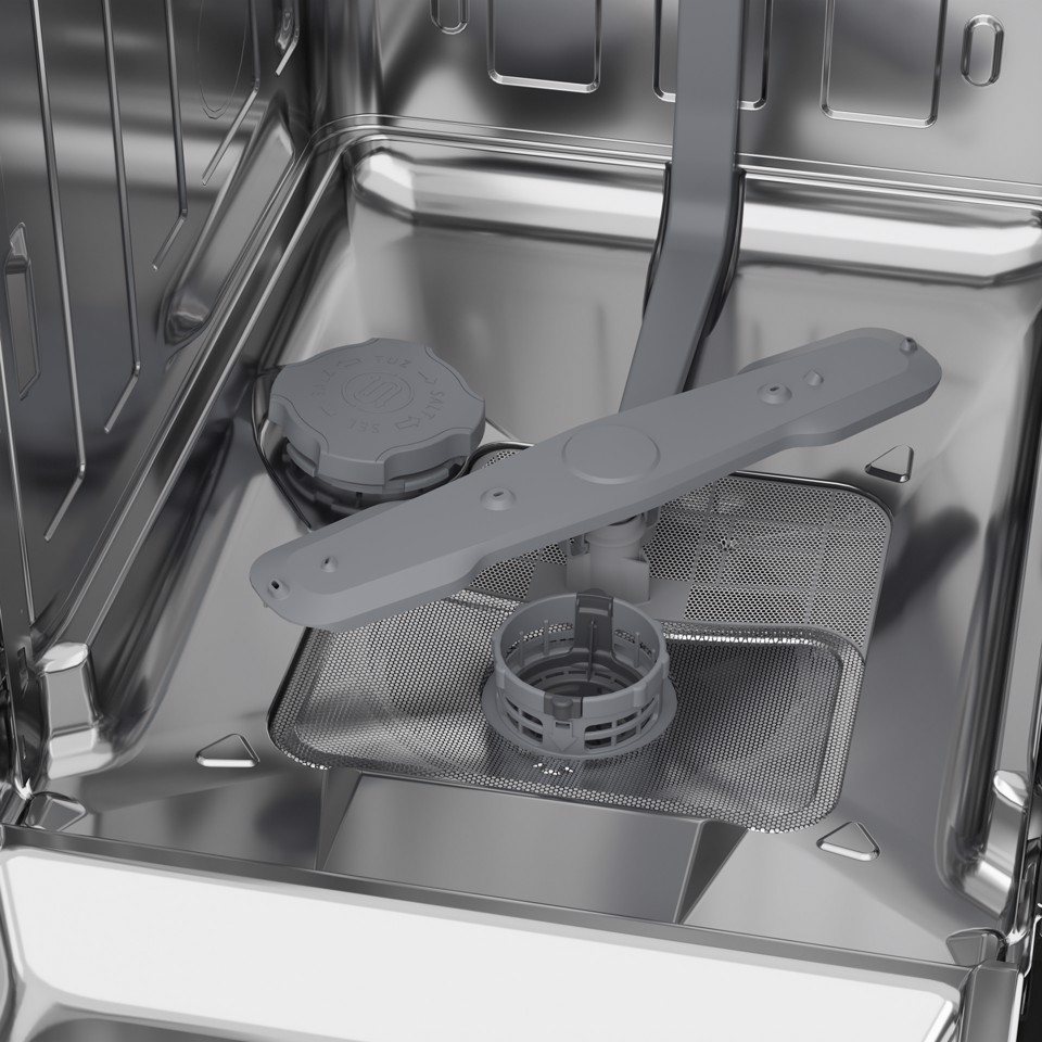 Beko b300 DVS05030X, Lavastoviglie 45cm, Classe D, 10 coperti, Inox, 47 dBA