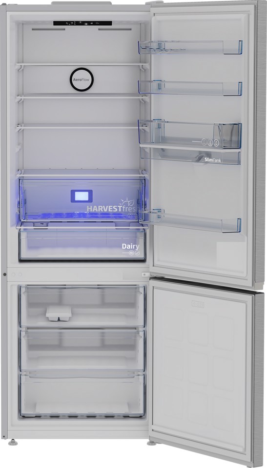Beko B3RCNE564HDXB: Frigorifero Combinato Beyond, Total No-Frost, 70 cm