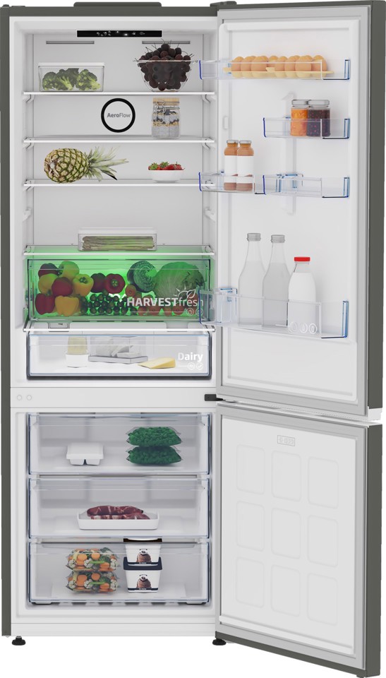 Beko B3RCNE564HDXB Libera installazione 490 L E Grigio