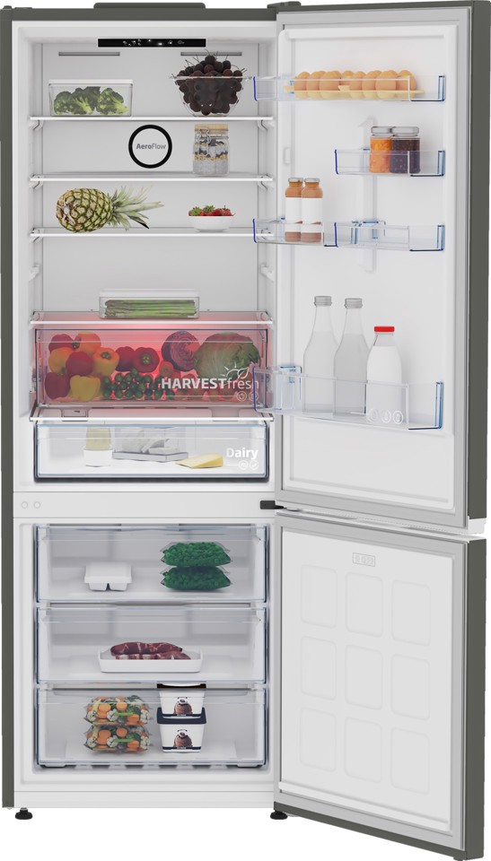 Beko B3RCNE564HDXB Libera installazione 490 L E Grigio