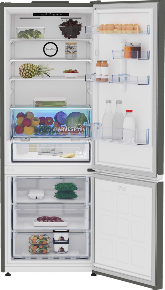 Beko B3RCNE564HDXB Libera installazione 490 L E Grigio