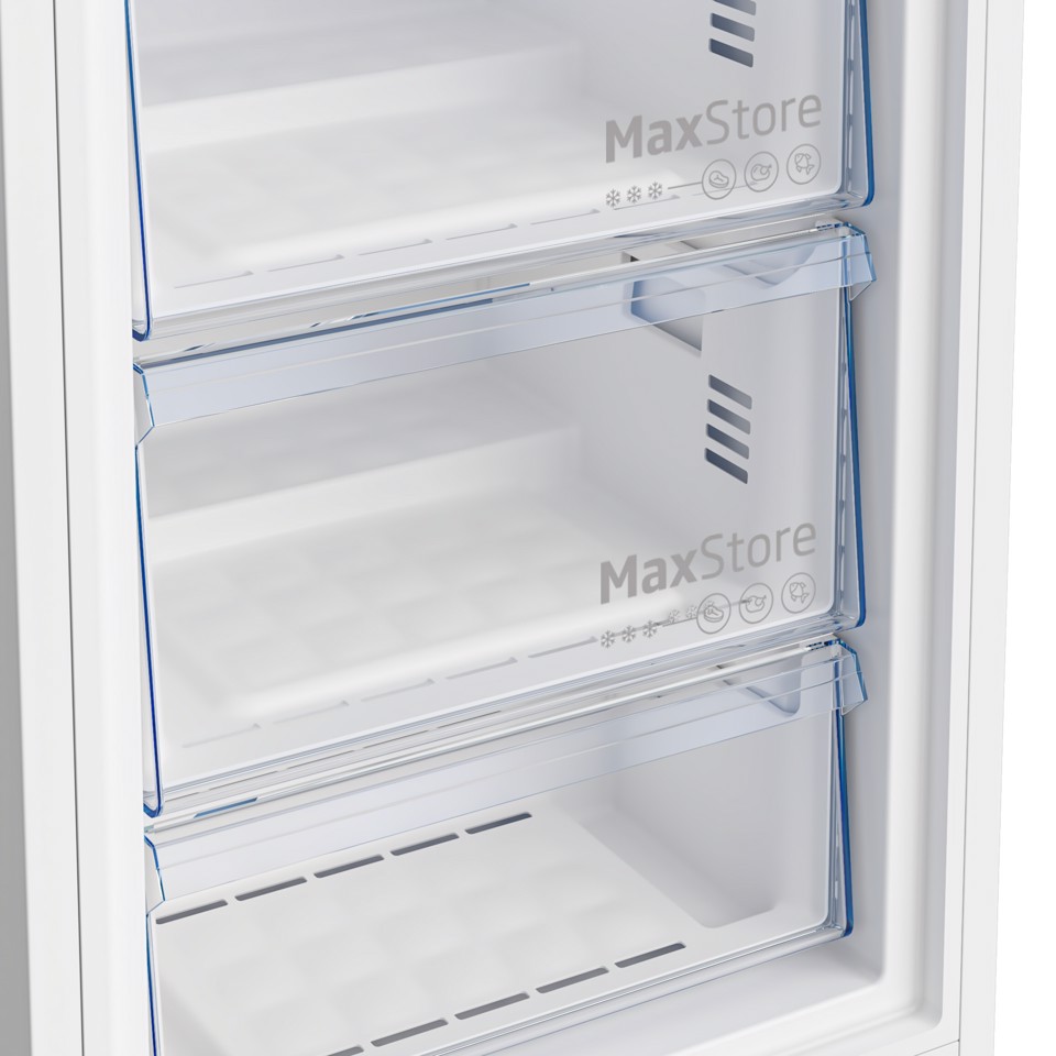 Beko B3RFNE274W: Congelatore Verticale, Total No-Frost, 220 L, 59.5 cm