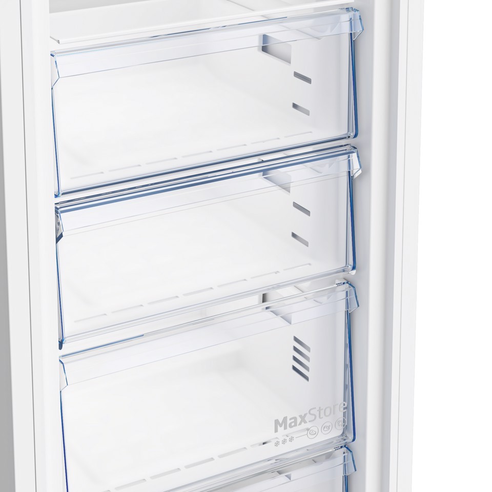 Beko B3RFNE294W: Congelatore Verticale, Total No-Frost, 260 L, 59.5 cm