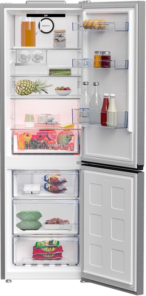 Beko B5RCNE365HXB frigorifero con congelatore Libera installazione 316 L D Metallico