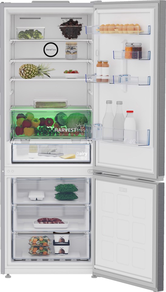 Beko B5RCNE565HXP frigorifero MAXI con congelatore Libera installazione 490 L D Stainless steel