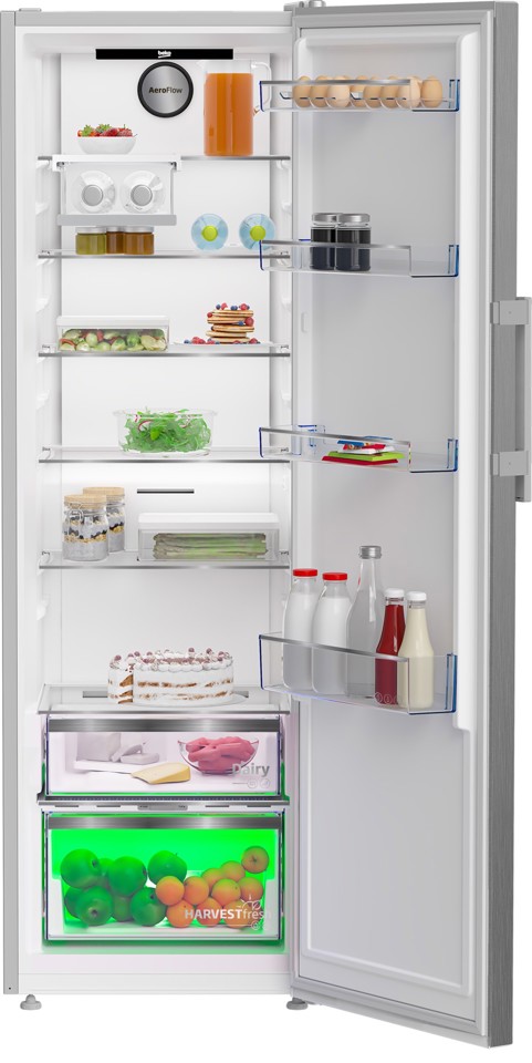 Beko B7RMLNE445ZXP frigorifero Libera installazione 365 L D Acciaio inossidabile