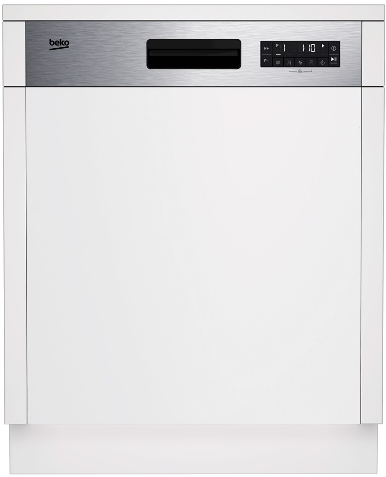 Beko BDSN26430X: Lavastoviglie con Cruscotto Inox, 60 cm, 14 Coperti