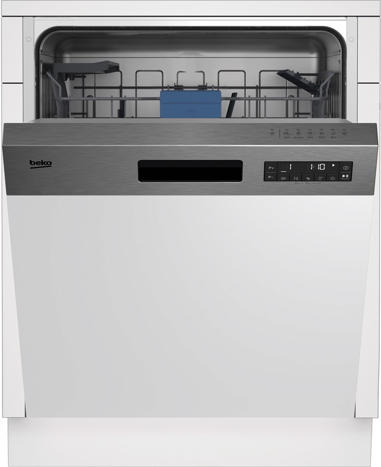 Beko BDSN26430X: Lavastoviglie con Cruscotto Inox, 60 cm, 14 Coperti