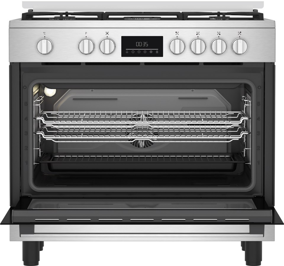 Beko BGM 11226 EX: Cucina Elettrica Multifunzione, 90x60 cm