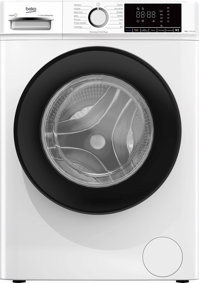 Beko BMX8126DB lavatrice Caricamento frontale 8 kg 1200 Giri/min Bianco
