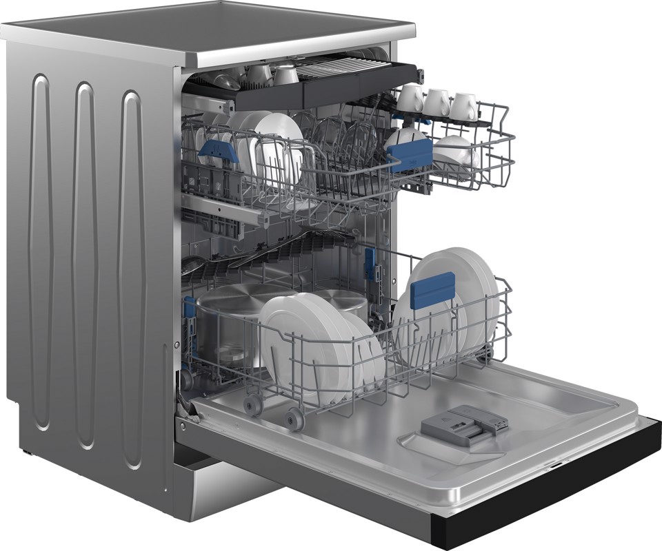 Beko bPRO 500 BDFN36653XC: Lavastoviglie Beyond a Libera Installazione, Classe B, 60 cm, 16 Coperti