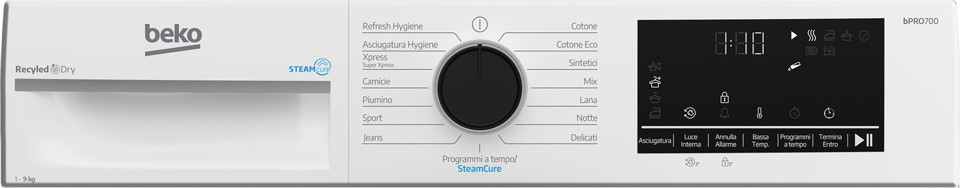 Beko BT95DBS: Asciugatrice 9kg, Classe B a Pompa di Calore