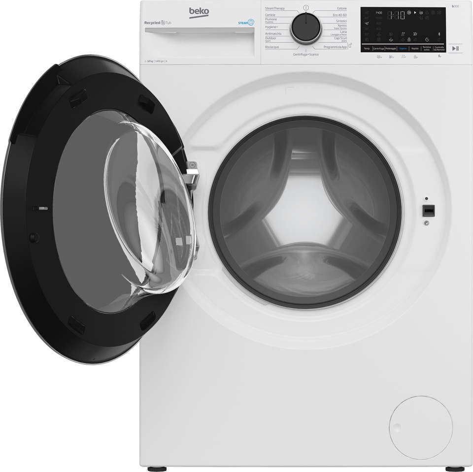 Beko BWT3124S lavatrice Caricamento frontale 12 kg 1400 Giri/min A Bianco