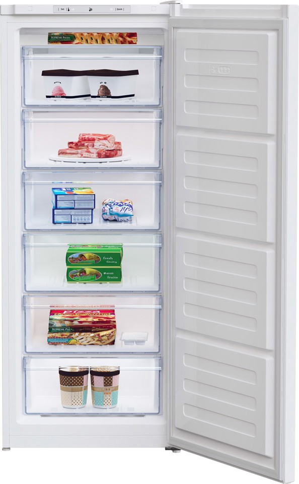 Beko Congelatore Verticale a libera installazione , RFSA240K40WN, Classe E, 168 litri